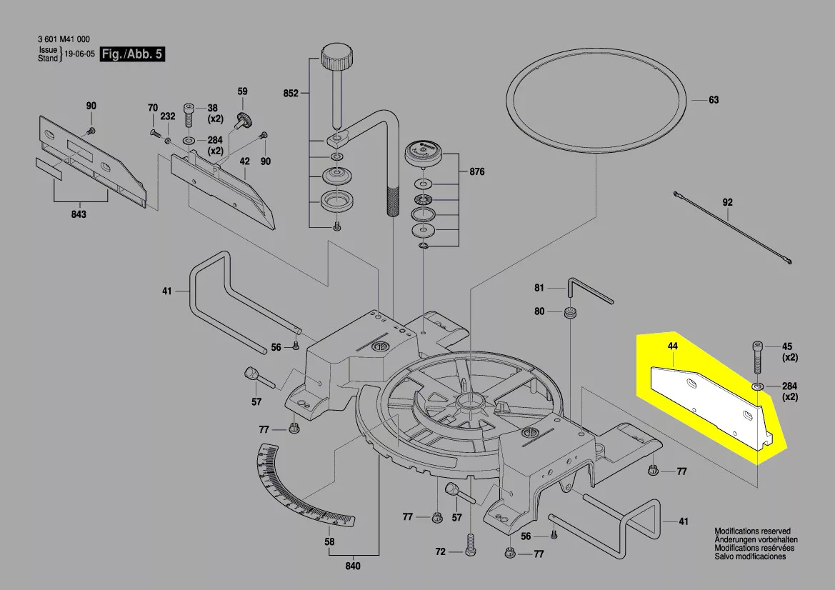 Butée réf. 1 609 B06 261 Bosch